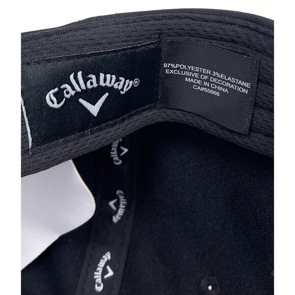 CALLAWAY Odyssey #1 Putter On Tour Black Baseball CAP Hat Red Embroidery NEW - Picture 6 of 7